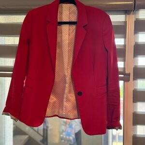 Express Vibrant Red Women’s Blazer
